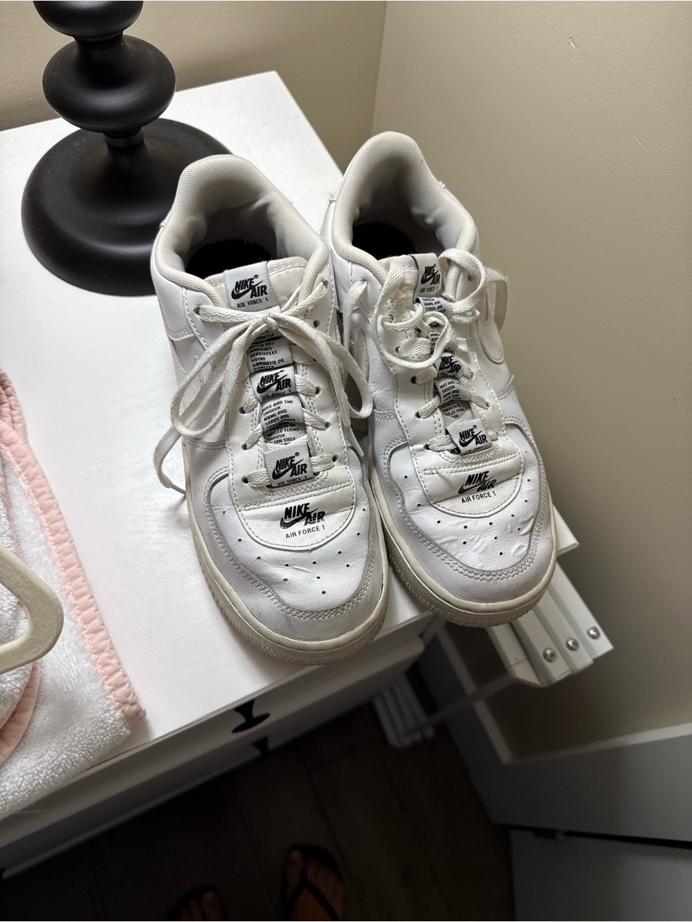Nike White Low-Top Sneakers